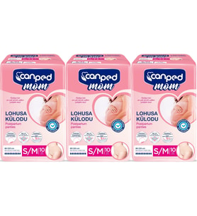 Canped Mom Lohusa Külodu - Külot Bez S - Small - Küçük / M - Medium - Orta 30 Adet (3PK*10)