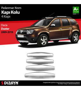Dacia Duster Krom Kapı Kolu 4 Kapı 2009-2018