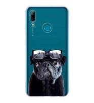 PrintiFy Huawei P Smart 2019 ile Uyumlu 1mm Slim Fit Köpek 3 050f Baskılı Şeffaf  Kılıf