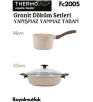 Thermoad 2'Li Vizon Set (Sosluk&Sütlük-32 Cm Karnıyarık Tenceresi)