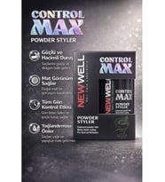 BYBARS Newwell Control Max Powder Styler, Mat Görünüm, Güçlü Tutucu, Hacim Veren Saç Şekillendirici Toz, 20G