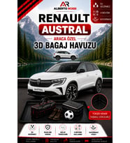 Renault Austral SUV 2023 - 2026 Araca Özel 3D Bagaj Havuzu