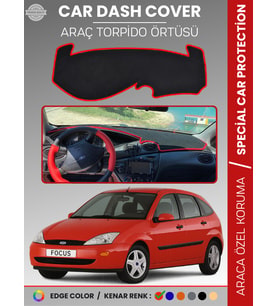 FORD FOCUS 1 (1998-2005) Torpido Örtüsü Panel Torpido Koruma Tam Uyum Çatlamayı Önler Kolay Montaj