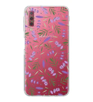 PrintiFy Samsung Galaxy A7 2018 ile Uyumlu Water Color 3  Kamera Korumalı Şeffaf  Kılıf