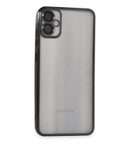 Newface Samsung Galaxy A05 Kılıf Razer Lensli Silikon - Siyah