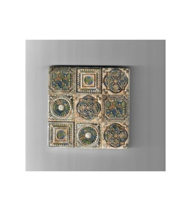 Doğal Taş Dekoratif Banyo Gider Kapağı Süsü 10x10 cm