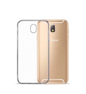 Galaxy J730 Pro Kılıf Zore Şeffaf İnce ve Esnek Süper Silikon Kılıf (Renksiz)