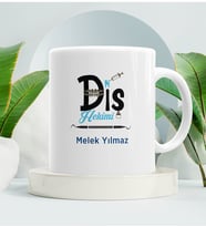 Diş Hekimine Hediye Kupa Bardak Beyaz 004