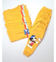 Duet Kids Unisex Çocuk Mickey Mouse Sarı Eşofman Takımı