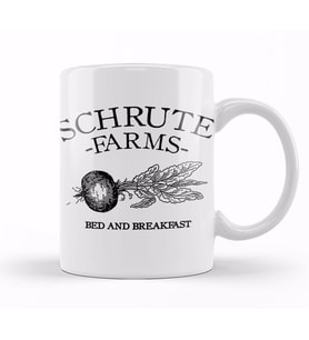 The Office Schrute Farms Bed Breakfast Kupa Bardak Porselen