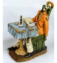 WISE Veronese İskelet Serisi-AKŞAM YEMEĞİ BEKLEYEN-16*12*7 CM.