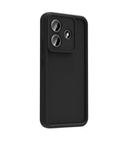 Redmi Note 14 5G Kılıf Kamera Korumalı Ananas Silikon Kapak (Siyah)
