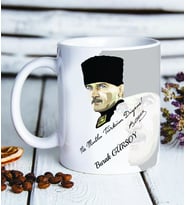 Kişiye Özel Öğretmenler Günü Hediyesi Tasarımlı İsimli Hediye Kupa (Beyaz)