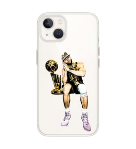 Iphone 14 PLUS Uyumlu Steph Curry Tasarımlı Şeffaf Telefon Kılıfı