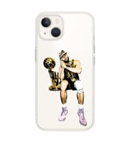 Iphone 14 PLUS Uyumlu Steph Curry Tasarımlı Şeffaf Telefon Kılıfı