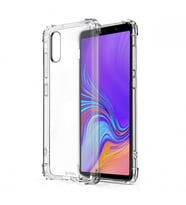 Blogy Galaxy A7 2018 ile Uyumlu Crystal Fit Kılıf Crystal Clear