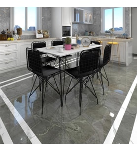 Knsz masa sandalye takımı hem75mazlum byzsyh 130*090 sm 6 sandalye syhsyh sırt minderli