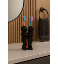3D Hediye Çiftler İçin Diş Fırçalığı Minimalist Banyo Aksesuarı Geri Dönüştürülmüş PLA 13 X 9 cm