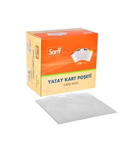 GÜVENLİK KART POŞETİ 12 CM*11 CM 100 AD