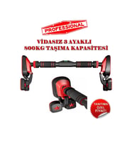 3POD 3 Ayaklı 92-120CM Koridor Kapı Barfiksi Barfix Aleti Çubuğu Çekme Barı Demiri Bar BARFİX