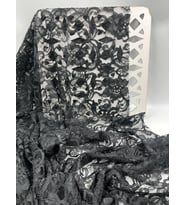 DANTEL KUMAŞ (Siyah)
