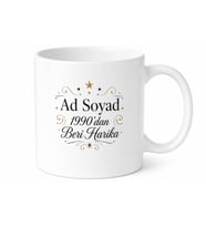 İsme Özel Yılından Beri Harika Yazılı Kupa Bardak Kişiye Özel Hediye