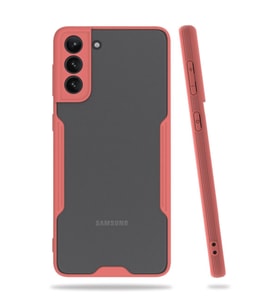 Samsung Galaxy S21 Plus Kılıf Platin Silikon - Pembe