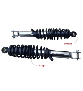 Scooter Arka Amortisör Siyah 34,5 Cm