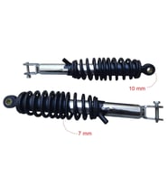 Scooter Arka Amortisör Siyah 34,5 Cm