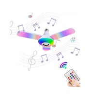 Helios Hs 2092 36 Watt 4 Kollu Bluetooth Hoparlör Müzik Çalar LED Ampul (Beyaz)