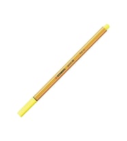 - İnce Keçe Uçlu Kalem - Point 88 - Limon Sarısı