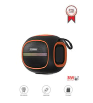 Bluetooth Hoparlör Taşınabilir Kablosuz Speaker FM Radyo USB TF Kart 5W D90 Siyah