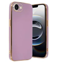 iPhone 16E Kılıf Volet Silikon - Mor
