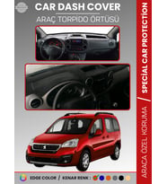 PEUGEOT PARTNER TEPEE (2008-2018) KAPAKLI Torpido Örtüsü Ön Göğüs Koruma Tam Uyum