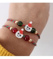 Yeni Yıl Şans Dilek Bileklikleri  İkili Noel Baba