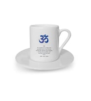 Türk Kahvesi Fincanı Om Meditasyon Yoga
