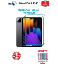 Xiaomi Pad 7 11.2" İçin Nano Ekran Koruyucu 9h Esnek 2 ADET