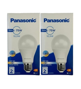 Panasonic 10,5W (75W) 2700K (Sarı Işık) E27 Duylu Led Ampul (2 Adet)