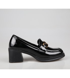 Miss Park Moda k1457/1 Loafer Siyah Kadın Babet