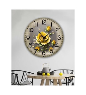 bilge Tasarım RETRO Duvar Saati 35 x 35 CM (Karışık)