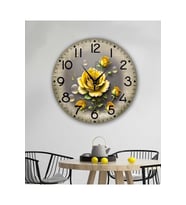 bilge Tasarım RETRO Duvar Saati 35 x 35 CM (Karışık)