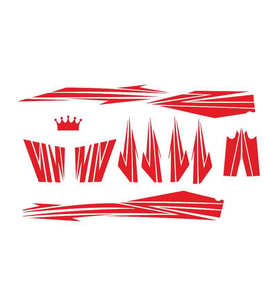 Kırmızı Cup Sticker Seti