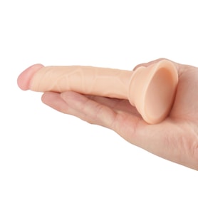 OdinsShop 13 cm Testissiz Vantuzlu Realistik Penis Vajinal Dildo