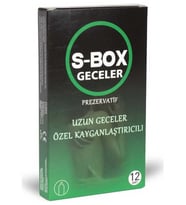 S-Box Özel Kayganlaştırıcılı Prezervatif 12'li