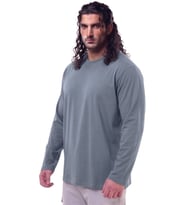 Erkek Büyük Beden 115 - 155 Kilo Arası Uygun Bedenli % 100 Pamuk Uzun Kol Bisiklet Yaka Sweatshirt