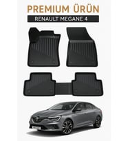 Renault Megane 4 Uyumlu 3D Oto Paspas Premium