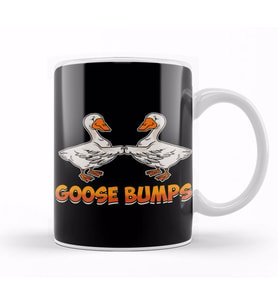 Cute & Funny Goose Bumps Goosebumps Animal Pun Kupa Bardak Porselen
