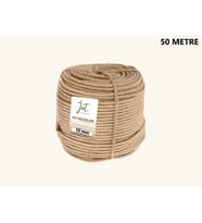 Jütburada Jüt Halat 10 mm 50 Metre Hasır Dekor Süsleme İp