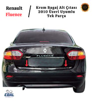 Renault Fluence Krom Alt Bagaj Çıtası 2010 Üzeri P.Çelik