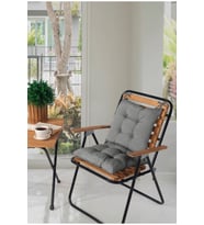 Yıkanabilir Boncuk Silikon Dolgulu 40X40 Cm Sandalye Minderi